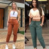 CALÇA LEGGING JOGGER BENGALINE LISO