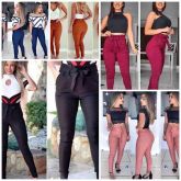 CALÇA LEGGING SOCIAL BENGALINE COM LAÇO